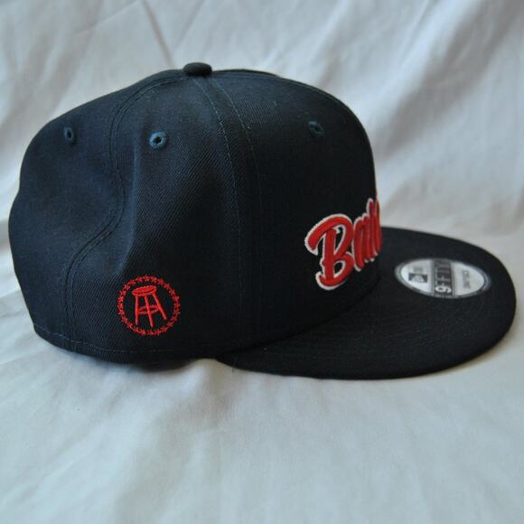 Barstool Sports New Era Navy Blue & Red Snap Back Hat (New w/ Tag) - Picture 5 of 9